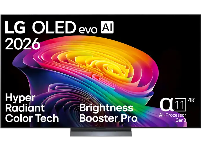 LG OLED77C67LA LG OLED evo TV C6 (Flat, 77 Zoll / 195 cm, OLED 4K, SMART TV)